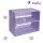 CHICCIE 3 Set Holzkiste Noa Natur 50x40x30 - 1x langes Regal Obstkiste Weinkisten