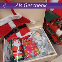 CHICCIE Holzbox Personalisiert zu Weihnachten - 40x30x23cm Geschenkbox