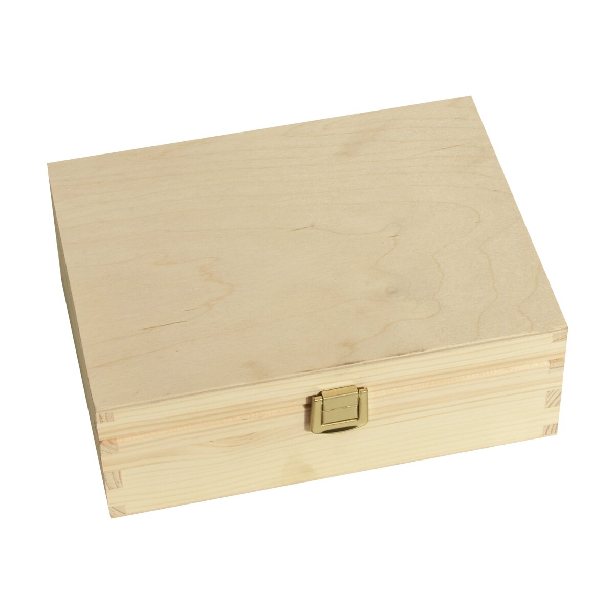 21x16x9cm B, CHICCIE Holztruhe € - Holzkiste 20,99 Aufbewahrungsbox Holz Natur