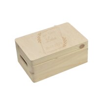 CHICCIE personalisierte Holzbox zur Taufe -...