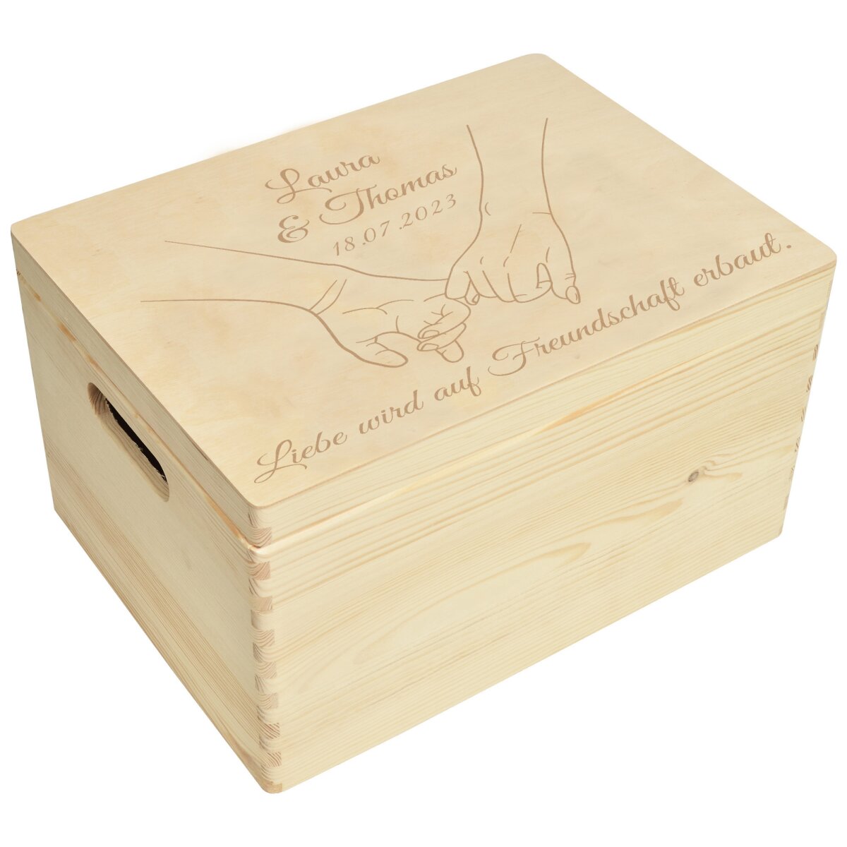 Echtes Getragenes Hufeisen In Holzbox – Personalisiertes Hochzeitsgeschenk Mit Namen & Datum (Glücksbringer Für Brautpaar)
