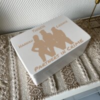 CHICCIE Holzbox Personalisiert M&auml;dchengruppe Trio Gravur Geschenkidee Geburstag