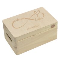 CHICCIE personalisierte Holzbox zur Hochzeit -...