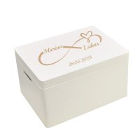 CHICCIE personalisierte Holzbox zur Hochzeit - Hochzeitsgeschenk Geschenk Kiste