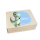 CHICCIE Erinnerungsbox personalisiert f&uuml;r Baby &amp; Kind mit Aquarell Druck farbig Dino - Geburt Holzkiste f&uuml;r sch&ouml;ne Erinnerungen - Holz-Box Erinnerungskiste