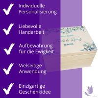 CHICCIE Erinnerungsbox personalisiert zur Hochzeit mit...