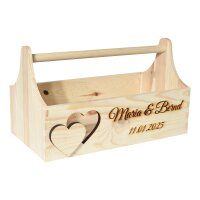 CHICCIE Geschenkkorb zur Hochzeit Personalisierbar mit 3D...