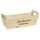 CHICCIE Geschenkkorb mit Henkeln Personalisierbar Wunschtext 35x11x13cm Pr&auml;sentkorb Holz Geschenkidee Holzkiste Hochzeit Geburtstag Ruhestand Personalisierung