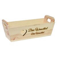 CHICCIE Geschenkkorb mit Henkeln Personalisierbar...