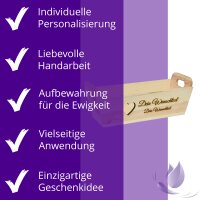 CHICCIE Geschenkkorb mit Henkeln Personalisierbar...