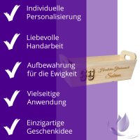 CHICCIE Geschenkkorb mit Henkeln Personalisierbar...