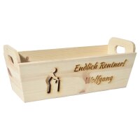 CHICCIE Geschenkkorb mit Henkeln Personalisierbar...