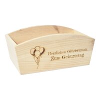 CHICCIE Geschenkkorb Personalisierbar Wunschtext mit...