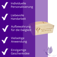 CHICCIE Geschenkkorb Personalisierbar Wunschtext mit...