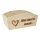 CHICCIE Geschenkkorb Personalisierbar Wunschtext mit Herz 24x13x8cm Abgerundet Pr&auml;sentkorb Holz Geschenkidee Holzkiste Hochzeit Geburtstag Ruhestand Personalisierung