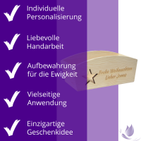 CHICCIE Geschenkkorb Personalisierbar Stern Wunschtext...