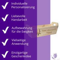 CHICCIE Geschenkkorb mit Henkeln Personalisierbar Tanne...