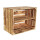 CHICCIE Geflammte Obstkisten - Lange Ablage 50x40x30cm Holzkisten Weinkisten