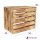 CHICCIE Geflammte Obstkisten - Lange Ablage 50x40x30cm Holzkisten Weinkisten