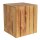 CHICCIE Kallax Holzkiste Karl - Aufbewahrungsbox Geflammt 33x38x33cm Aufbewahrungskorb Schubladenbox Holzbox Holz Regal Box