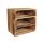 CHICCIE Weinregal Wino aus Holz - Geflammt 2x Regal