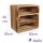 CHICCIE Weinregal Wino aus Holz - Geflammt 2x Regal
