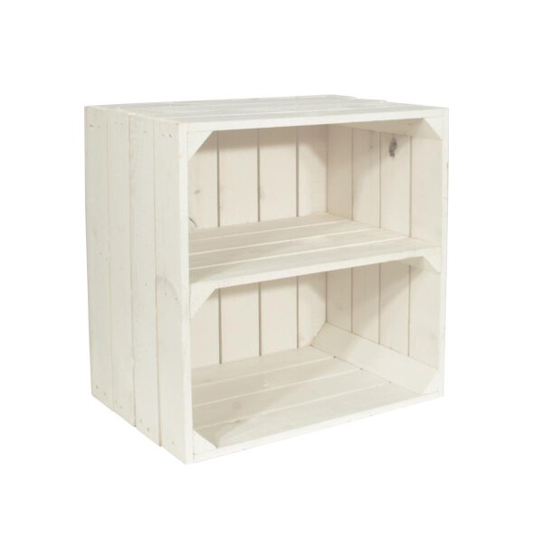 CHICCIE Weinregal Wino aus Holz - Wei&szlig; 1x Regal