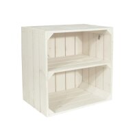 CHICCIE Weinregal Wino aus Holz - Wei&szlig; 1x Regal